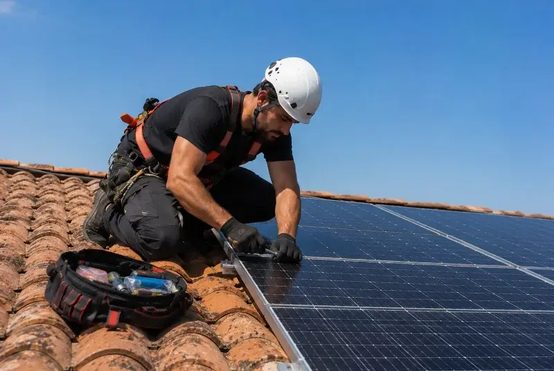 Maintenance et monitoring de panneaux solaires à Manduel